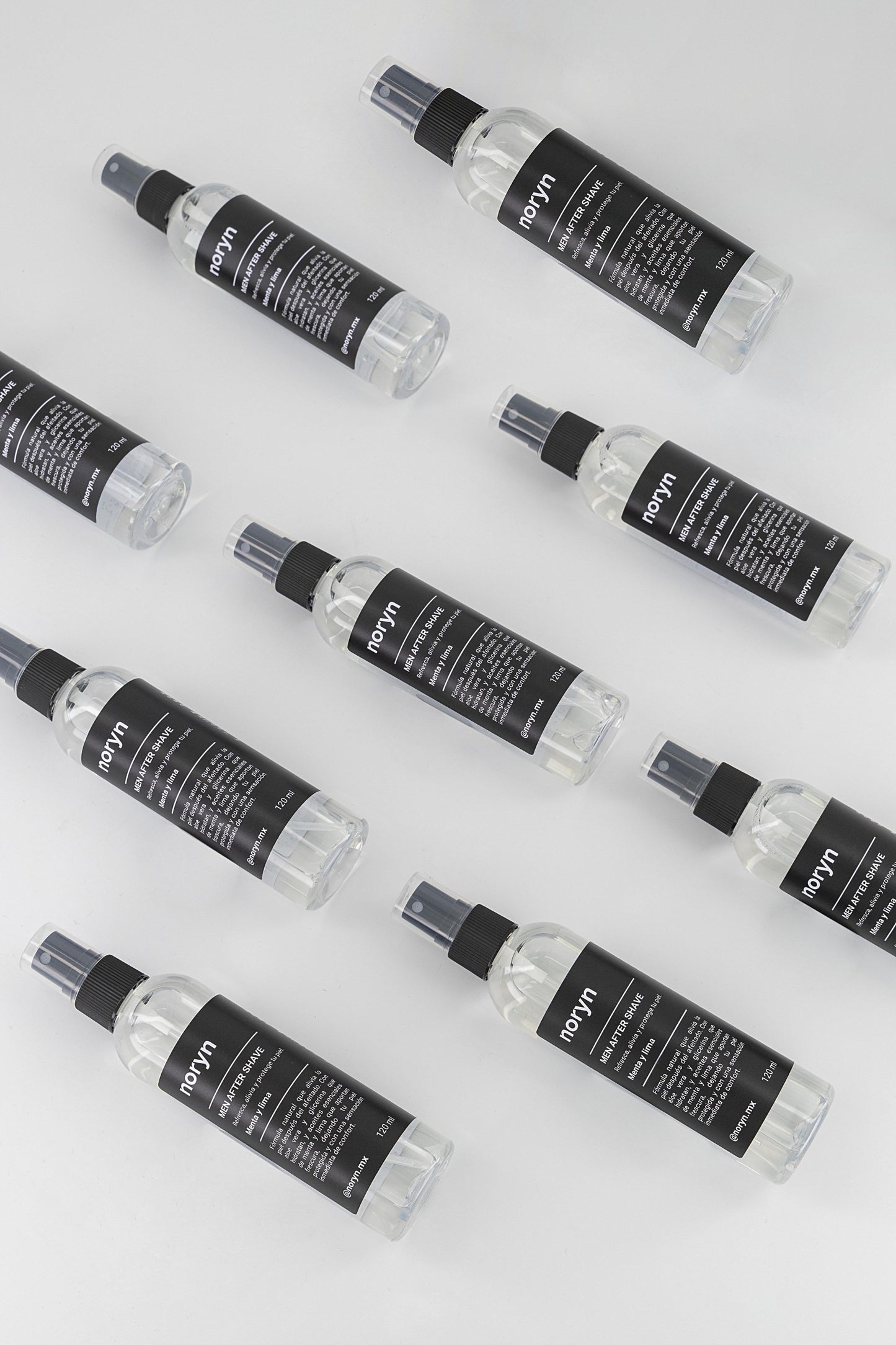 After Shave para Hombres 120 ml. Fórmula Natural. Alivia e Hidrata la piel. Aroma Menta y Lima.