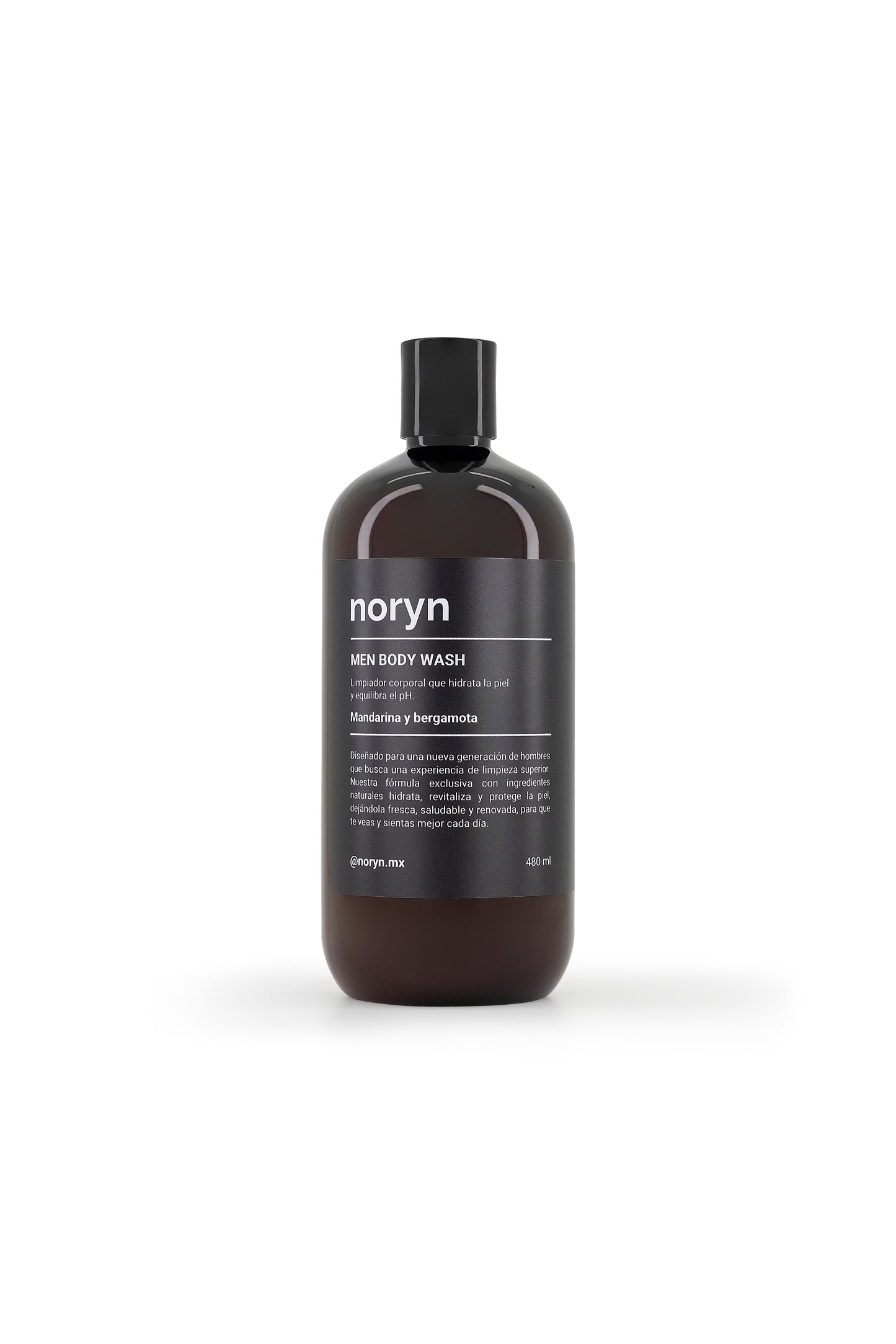 Body Wash para Hombres 480 ml. Fórmula Natural Mandarina y Bergamota