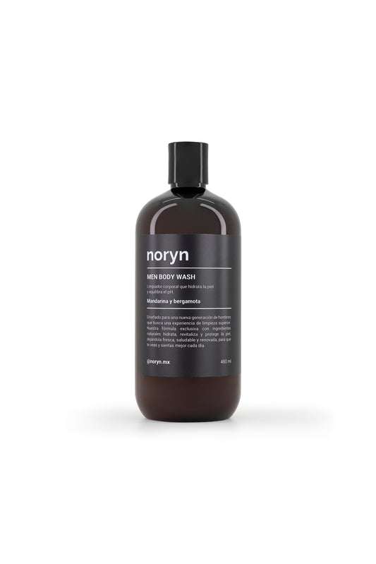 Body Wash para Hombres 480 ml. Fórmula Natural Mandarina y Bergamota