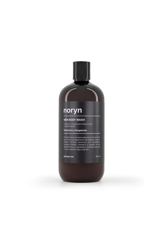 Body Wash para Hombres 480 ml. Fórmula natural mandarina y bergamota