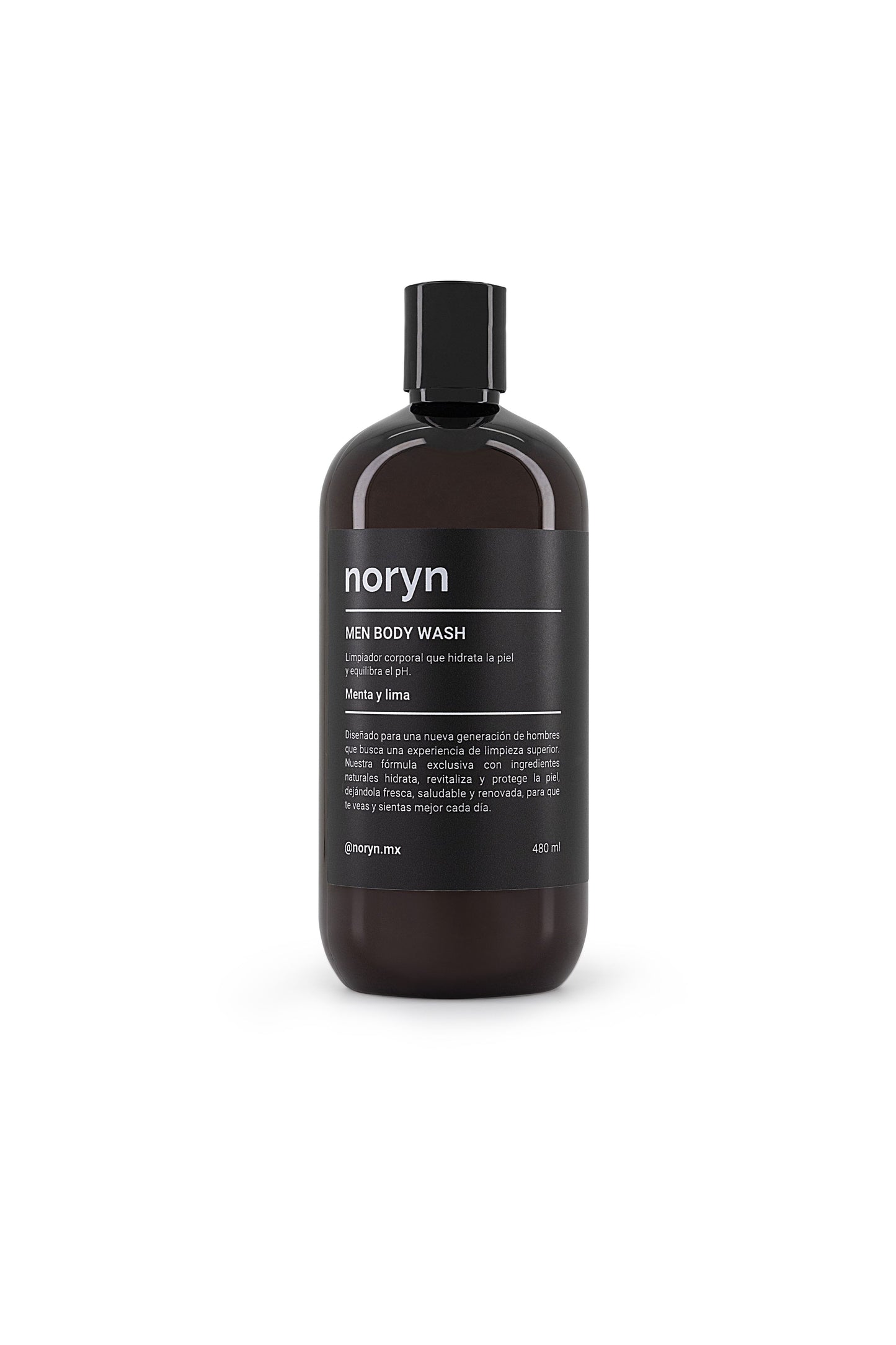 Body Wash para Hombres 480 ml. Fórmula Natural Menta y Lima