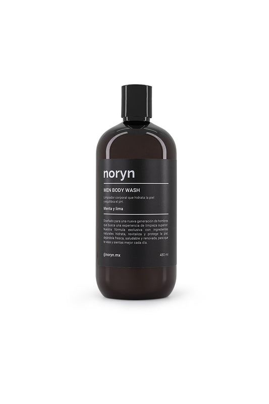 Body Wash para Hombres 480 ml. Fórmula Natural Menta y Lima