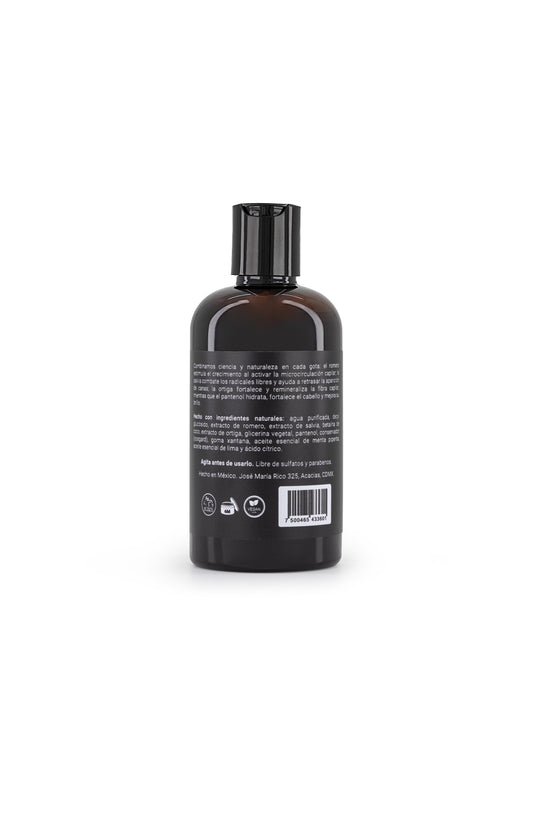 noryn Shampoo para Hombres 250 ml | Fórmula Natural, Prevención de Caída de Cabello  y Canas